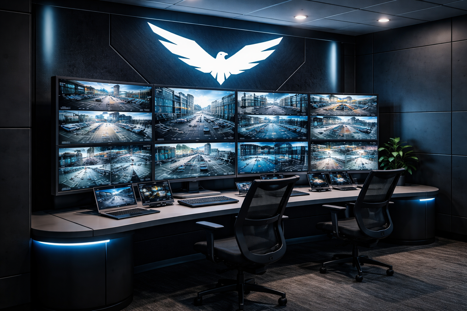 Instalação de câmeras inteligentes