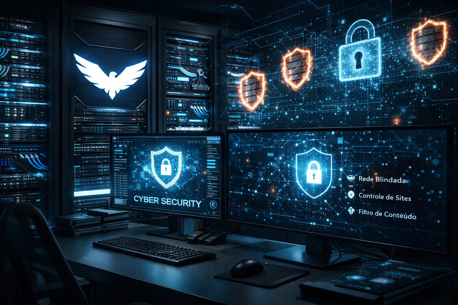 Instalação de câmeras inteligentes